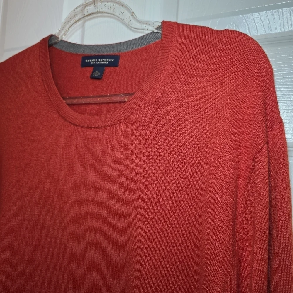 Banana Republic Silk/Cashmere Sweater Mens-XL